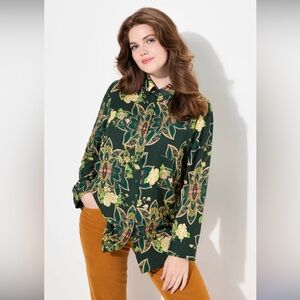 Ulla Popken Button Up Blouse size 20/22